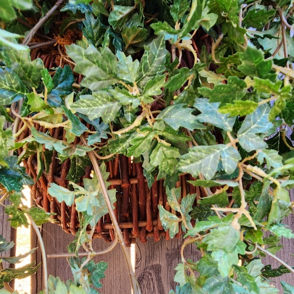 Artificial Hanging Plant On Basket - Picture 3 of 5